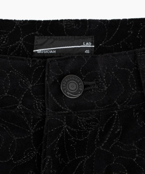 LAD MUSICIAN(ラッドミュージシャン)の「COTTON VELVETEEN STARAIGHT PANTS(その他パンツ・メンズ・ブラック×ブラック・46/44/42)」の5枚目の写真