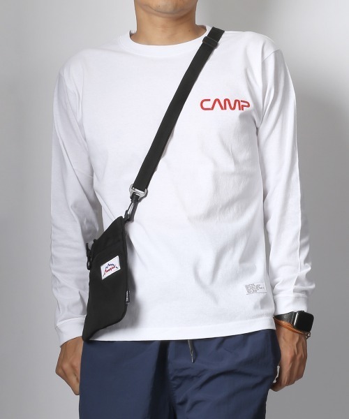 CAMPFREE（キャンプフリー）の「[キャンプフリー] CAMPFREE バックプリント ロングスリーブTシャツ（Tシャツ/カットソー・メンズ・ブラック/ホワイト系1/ホワイト系2・S/XXL/L/M/XL）」の8枚目の写真