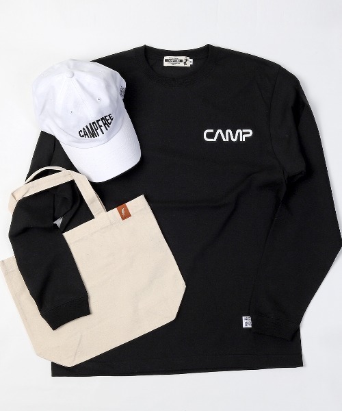 CAMPFREE（キャンプフリー）の「[キャンプフリー] CAMPFREE バックプリント ロングスリーブTシャツ（Tシャツ/カットソー・メンズ・ブラック/ホワイト系1/ホワイト系2・S/XXL/L/M/XL）」の18枚目の写真