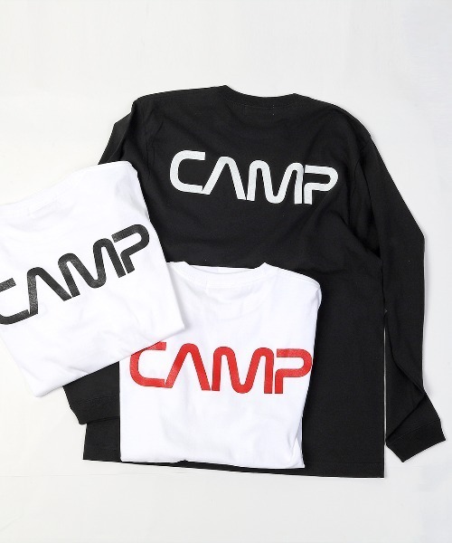 CAMPFREE（キャンプフリー）の「[キャンプフリー] CAMPFREE バックプリント ロングスリーブTシャツ（Tシャツ/カットソー・メンズ・ブラック/ホワイト系1/ホワイト系2・S/XXL/L/M/XL）」の21枚目の写真