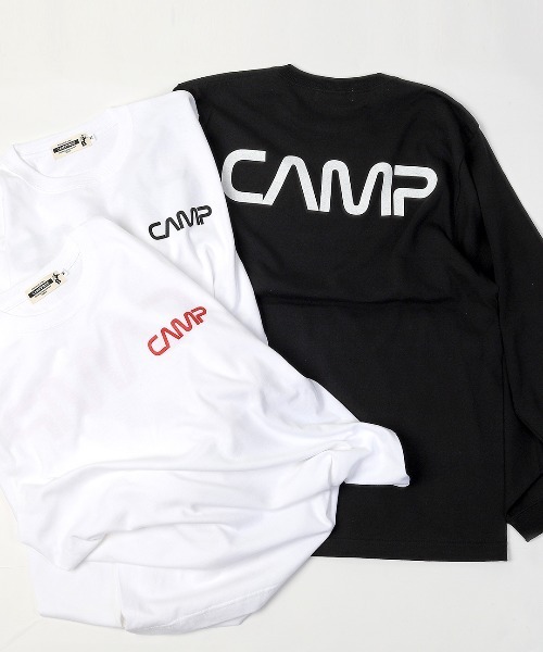 CAMPFREE（キャンプフリー）の「[キャンプフリー] CAMPFREE バックプリント ロングスリーブTシャツ（Tシャツ/カットソー・メンズ・ブラック/ホワイト系1/ホワイト系2・S/XXL/L/M/XL）」の22枚目の写真