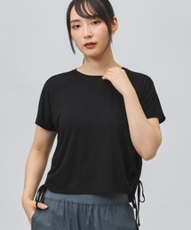 ティゴラ TIGORA 裾絞りクロップド半袖Tシャツ