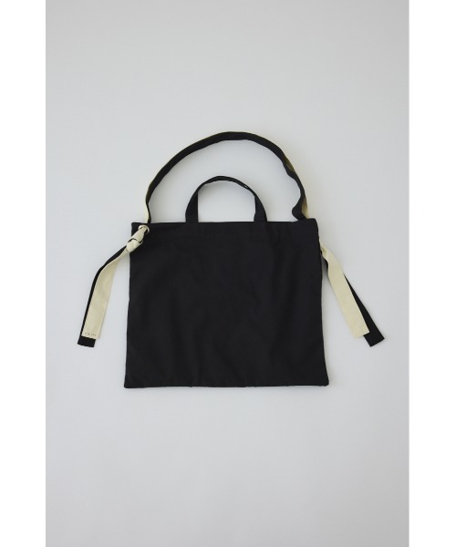 RIM.ARK(リムアーク)の「Canvas shoulder bag(キャンバス ショルダー バッグ)(ショルダーバッグ・レディース・グレー/ブラック・FREE)」の1枚目の写真