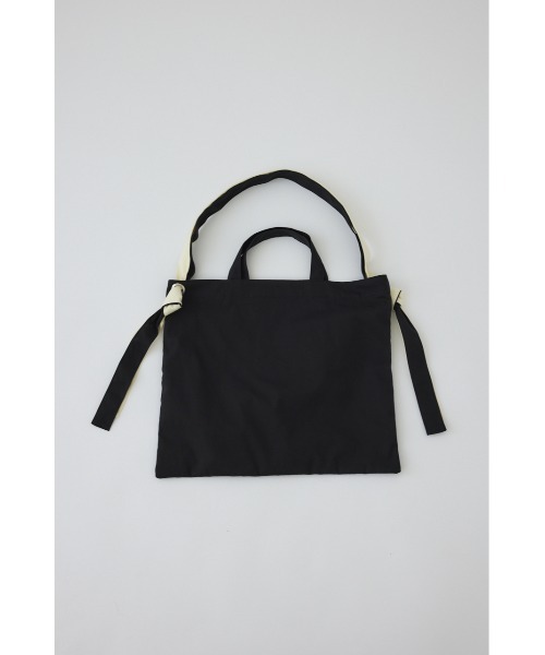 RIM.ARK(リムアーク)の「Canvas shoulder bag(キャンバス ショルダー バッグ)(ショルダーバッグ・レディース・グレー/ブラック・FREE)」の6枚目の写真