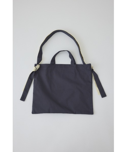RIM.ARK(リムアーク)の「Canvas shoulder bag(キャンバス ショルダー バッグ)(ショルダーバッグ・レディース・グレー/ブラック・FREE)」の16枚目の写真