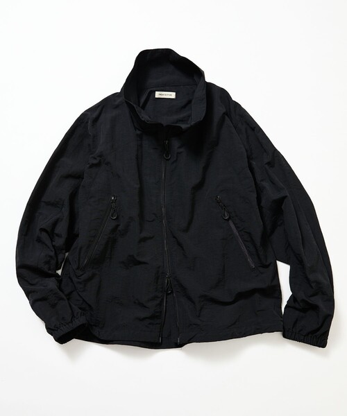 FREAK'S STORE(フリークスストア)の「限定展開 リラックスフィット スタンドカラー ナイロン ジップブルゾン(ブルゾン・メンズ・ネイビー/ライトグレー/ベージュ/ブラック・LARGE/MEDIUM/SMALL)」の15枚目の写真