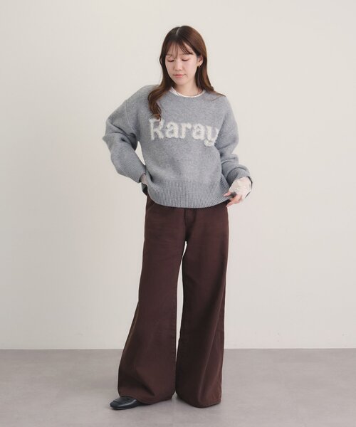 DISCOAT(ディスコート)の「アソート袖切替ロングスリーブTシャツ(Tシャツ/カットソー・レディース・ホワイト/ブラック系その他/オフホワイト/ブラック・FREE)」の11枚目の写真
