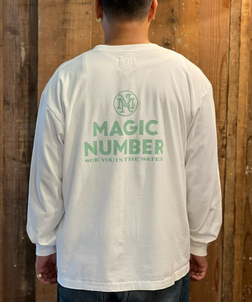 MAGIC NUMBER(マジック ナンバー)の「【MAGIC NUMBER】GOOD TIMES US COTTON L/S T-SHIRT(Tシャツ/カットソー・メンズ・ホワイト系その他/ホワイト×ピンク/ホワイト×ブラック・LARGE/MEDIUM)」の6枚目の写真