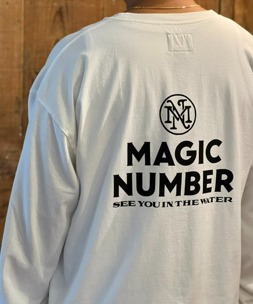 MAGIC NUMBER(マジック ナンバー)の「【MAGIC NUMBER】GOOD TIMES US COTTON L/S T-SHIRT(Tシャツ/カットソー・メンズ・ホワイト系その他/ホワイト×ピンク/ホワイト×ブラック・LARGE/MEDIUM)」の5枚目の写真