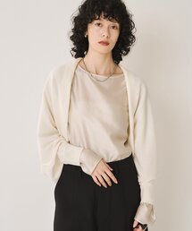 【Drawing Numbers】カシミヤ2wayクロップドニット