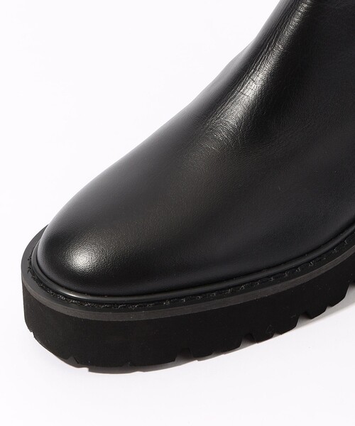 DES PRES(デ・プレ)の「DES PRES バックジップショートブーツ(ブーツ・レディース・ブラック・23.0cm/23.5cm/24.0cm/24.5cm)」の6枚目の写真