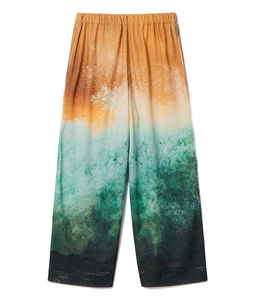 NON TOKYO(ノントーキョー)の「PRINT RIB WIDE PANTS(その他パンツ・レディース・ブルー系/グリーン系・FREE)」の10枚目の写真