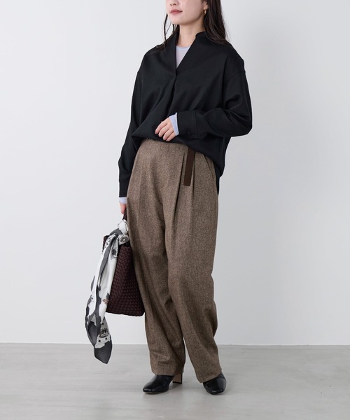 MICA&DEAL(マイカ&ディール)の「セミシアーロングスリーブニットTシャツ(ニット/セーター・レディース・サックスブルー/ピンク/グレー・FREE)」の14枚目の写真