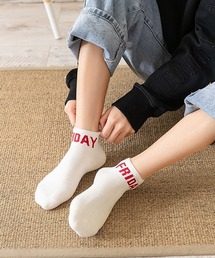 almo（アルモ）の「EK659/レディース 曜日プリントカラーソックス/靴下(NEZ)（ソックス/靴下）」