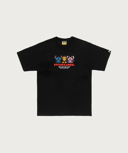 BAPE X DISNEY STITCH AND ANGEL BABY MILO TEE（Tシャツ/カットソー