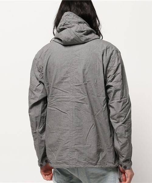 ikka（イッカ）の「タイプライターアノラックパーカー（マウンテンパーカー・メンズ・グレー/オリーブ・MEDIUM/X-LARGE/LARGE）」の4枚目の写真