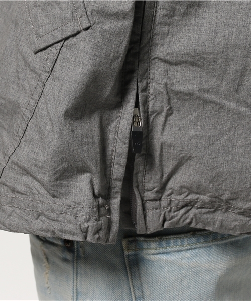 ikka（イッカ）の「タイプライターアノラックパーカー（マウンテンパーカー・メンズ・グレー/オリーブ・MEDIUM/X-LARGE/LARGE）」の8枚目の写真