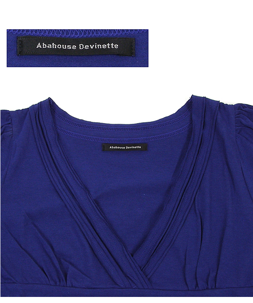 Abahouse Devinette（ドゥヴィネット）の「カットワンピース（ワンピース・レディース・ブラック/チャコールグレー/ブルー・FREE）」の12枚目の写真