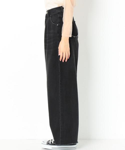 Another Edition(アナザーエディション)の「デニムワイドパンツ/ AEBC DNM WIDE PTⅡ(デニムパンツ・レディース・ブラック/コバルトブルー・SMALL/MEDIUM)」の5枚目の写真