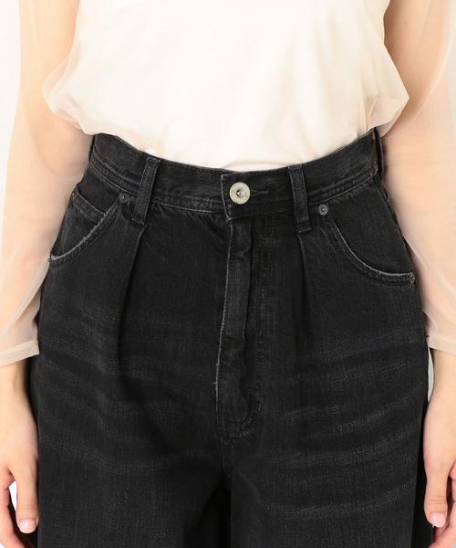 Another Edition(アナザーエディション)の「デニムワイドパンツ/ AEBC DNM WIDE PTⅡ(デニムパンツ・レディース・ブラック/コバルトブルー・SMALL/MEDIUM)」の7枚目の写真