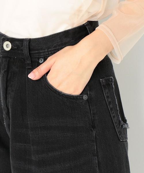 Another Edition(アナザーエディション)の「デニムワイドパンツ/ AEBC DNM WIDE PTⅡ(デニムパンツ・レディース・ブラック/コバルトブルー・SMALL/MEDIUM)」の8枚目の写真