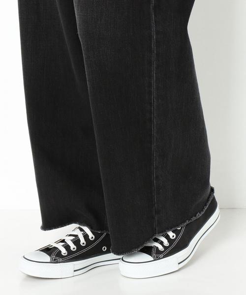 Another Edition(アナザーエディション)の「デニムワイドパンツ/ AEBC DNM WIDE PTⅡ(デニムパンツ・レディース・ブラック/コバルトブルー・SMALL/MEDIUM)」の10枚目の写真