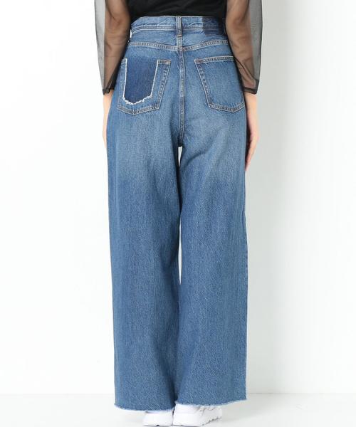 Another Edition(アナザーエディション)の「デニムワイドパンツ/ AEBC DNM WIDE PTⅡ(デニムパンツ・レディース・ブラック/コバルトブルー・SMALL/MEDIUM)」の12枚目の写真