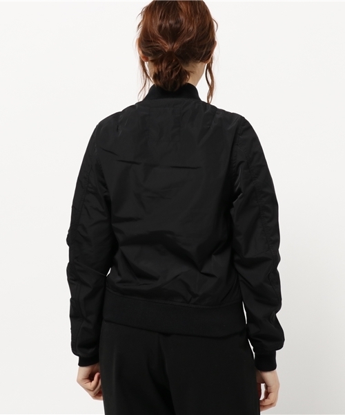 Alpha Industries（アルファインダストリーズ）の「【ALPHA】MA-1ライト（MA-1・レディース・ダークグレー/ブラック/オリーブ/ピンク/ダークブラウン・LARGE/MEDIUM）」の8枚目の写真