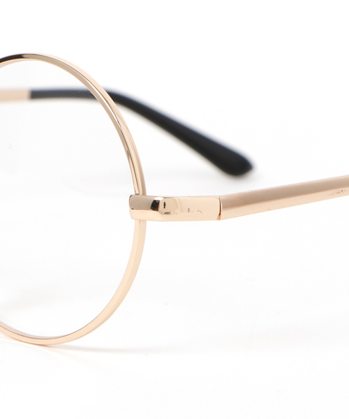 WEGO（ウィゴー）の「WEGO/メタルラウンドタイプ（メガネ・メンズ・ゴールド/シルバー・FREE）」の5枚目の写真