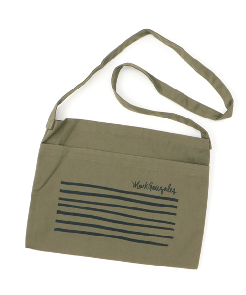 [MARK GONZALES]★25SS★韓国人気★SIGN ECO CROSS BAG セール】∴WEGO/Mark Gonzalesサコッシュ（ショルダーバッグ