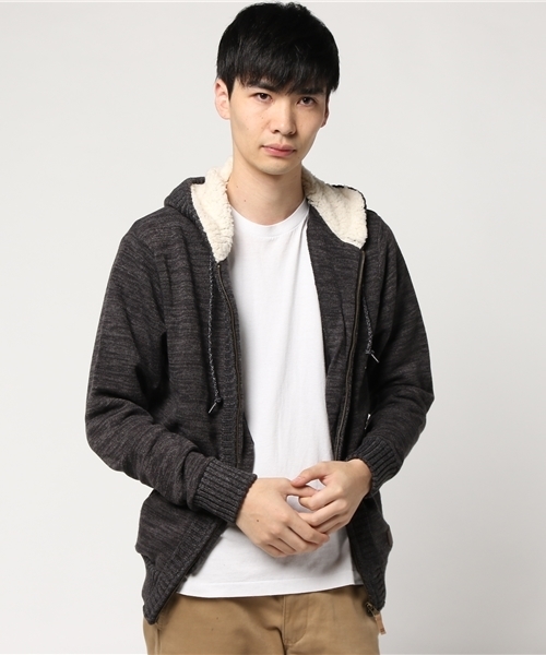 BILLABONG(ビラボン)の「BILLABONG 【SURFPLUS】DONAVON ジップパーカ(パーカー・メンズ・チャコールグレー/グレー/ネイビー・LARGE/MEDIUM/X-LARGE)」の1枚目の写真