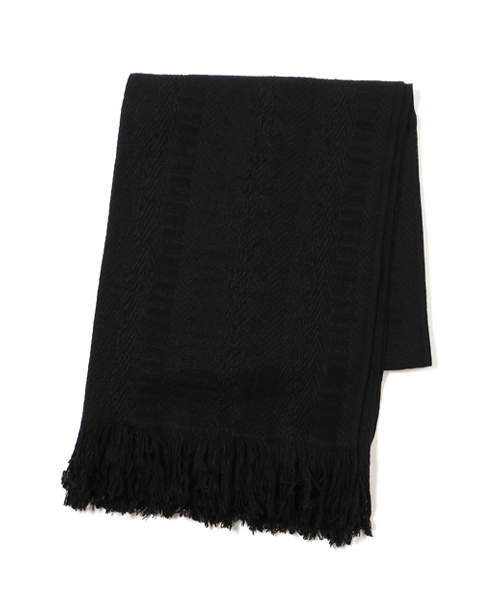 UNITED TOKYO(ユナイテッドトウキョウ)の「ジャカードニットストール(ストール/ショール・レディース・オフホワイト/ブラック/ブラウン・1)」の6枚目の写真