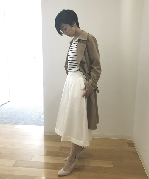 AG by aquagirl(エージーバイアクアガール)の「トレンチコート(ポピー柄裏地付き)(トレンチコート・レディース・ブルー/ベージュ/グリーン・40/36/38)」の17枚目の写真