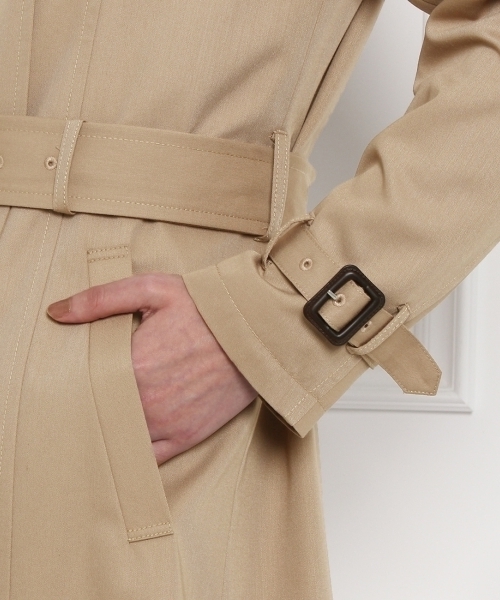 AG by aquagirl(エージーバイアクアガール)の「トレンチコート(ポピー柄裏地付き)(トレンチコート・レディース・ブルー/ベージュ/グリーン・40/36/38)」の9枚目の写真