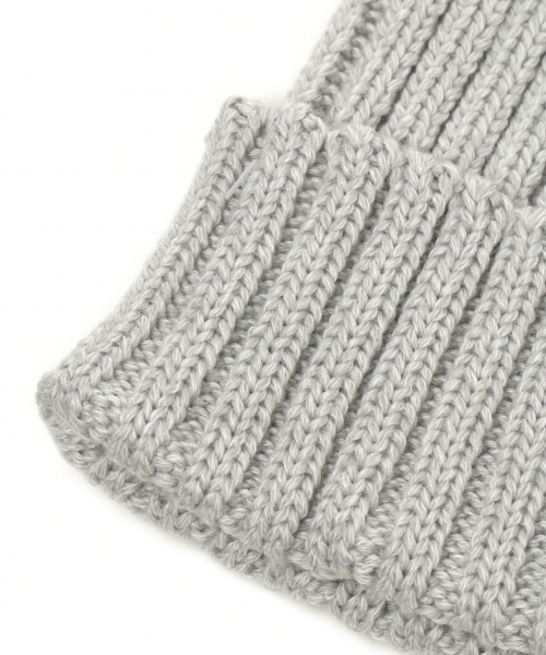 GLOBAL WORK（グローバルワーク）の「リブワッチ/738610（ニットキャップ/ビーニー・レディース・ダークグレー/ホワイト/レッド/ブラック/ブルー・FREE）」の6枚目の写真