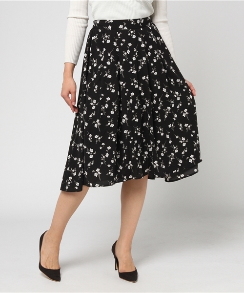 Honeys（ハニーズ）の「イレギュラーヘムスカート（スカート・レディース・ブラック/ホワイト系その他/ピンク/ネイビー/ブルー系その他/ブラック系その他・S/L/M）」の4枚目の写真