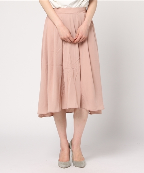 Honeys（ハニーズ）の「イレギュラーヘムスカート（スカート・レディース・ブラック/ホワイト系その他/ピンク/ネイビー/ブルー系その他/ブラック系その他・S/L/M）」の6枚目の写真