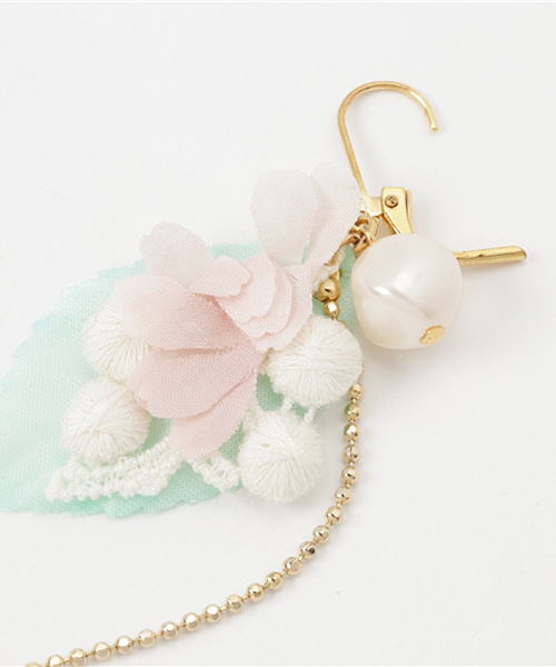 TONE SELECT GOODS(トーンセレクトグッズ)の「【ouka no mori】Notos 片耳ピアス(ピアス(片耳用)・レディース・イエロー/ブルー/ピンク・FREE)」の4枚目の写真