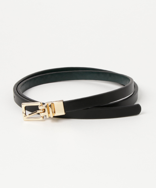 LBC（エルビーシー）の「リバーシブルベルト                    （ベルト・レディース・ブラック/ダークブラウン/ライトブラウン・FREE）」の2枚目の写真