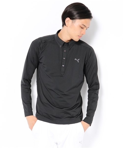 PUMA（プーマ）の「長袖 ボタンダウンシャツ - PUMA GOLF