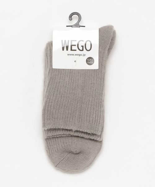 WEGO(ウィゴー)の「WEGO/もこもこソックス(ソックス/靴下・レディース・ブラック/ダークグリーン/ホワイト/グレー/ワイン・FREE)」の3枚目の写真