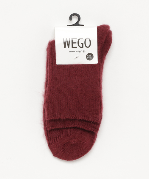 WEGO(ウィゴー)の「WEGO/もこもこソックス(ソックス/靴下・レディース・ブラック/ダークグリーン/ホワイト/グレー/ワイン・FREE)」の5枚目の写真
