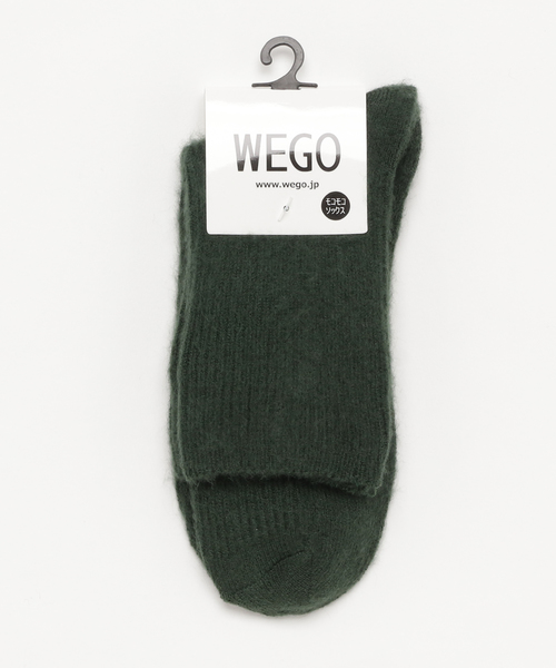 WEGO(ウィゴー)の「WEGO/もこもこソックス(ソックス/靴下・レディース・ブラック/ダークグリーン/ホワイト/グレー/ワイン・FREE)」の4枚目の写真
