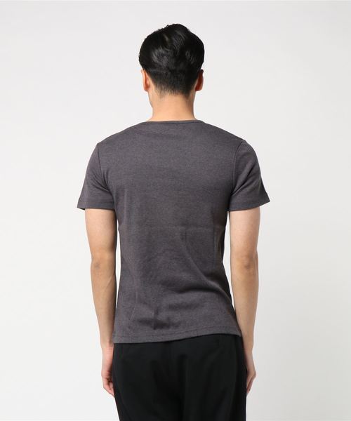 ARCADE(アーケード)の「フライスフィット半袖Tシャツ(Tシャツ/カットソー・メンズ・ダークオリーブ/グレー/チャコールグレー/ホワイト/ブラック/ネイビー/ワインレッド・LL/L/M)」の8枚目の写真