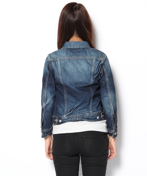 ROSE BUD（ローズバッド）の「S-LJ-13104 WESTERN JACKET（デニムジャケット・レディース・ブルー/ライトブルー・ONE SIZE）」の4枚目の写真