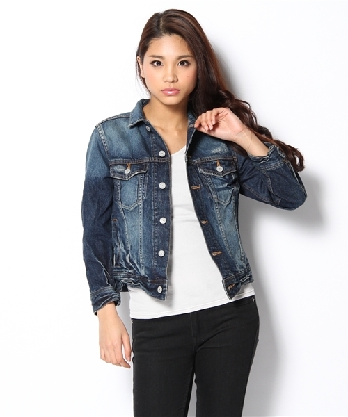 ROSE BUD（ローズバッド）の「S-LJ-13104 WESTERN JACKET（デニムジャケット・レディース・ブルー/ライトブルー・ONE SIZE）」の9枚目の写真