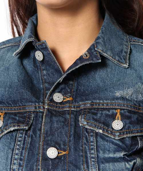 ROSE BUD（ローズバッド）の「S-LJ-13104 WESTERN JACKET（デニムジャケット・レディース・ブルー/ライトブルー・ONE SIZE）」の10枚目の写真