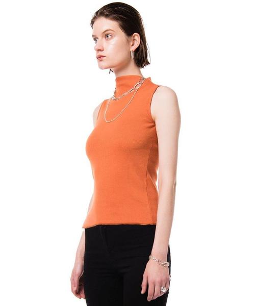 CLANE（クラネ）の「NO SLEEVE RIB TOPS（タンクトップ）」 - WEAR