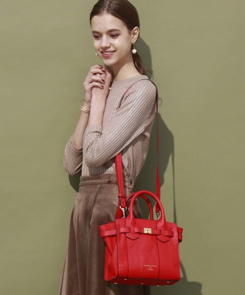 TOPKAPI（トプカピ）の「イタリアンレザーベルテッド2wayミニトート  