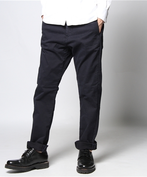 JOURNAL STANDARD relume（ジャーナルスタンダード　レリューム）の「☆76ツイルテーパードパンツ（チノパンツ・メンズ・ボルドー/グリーン/ブルー/イエロー/ネイビー/ベージュ/チャコールグレー・LARGE/X-LARGE/SMALL/MEDIUM）」の5枚目の写真